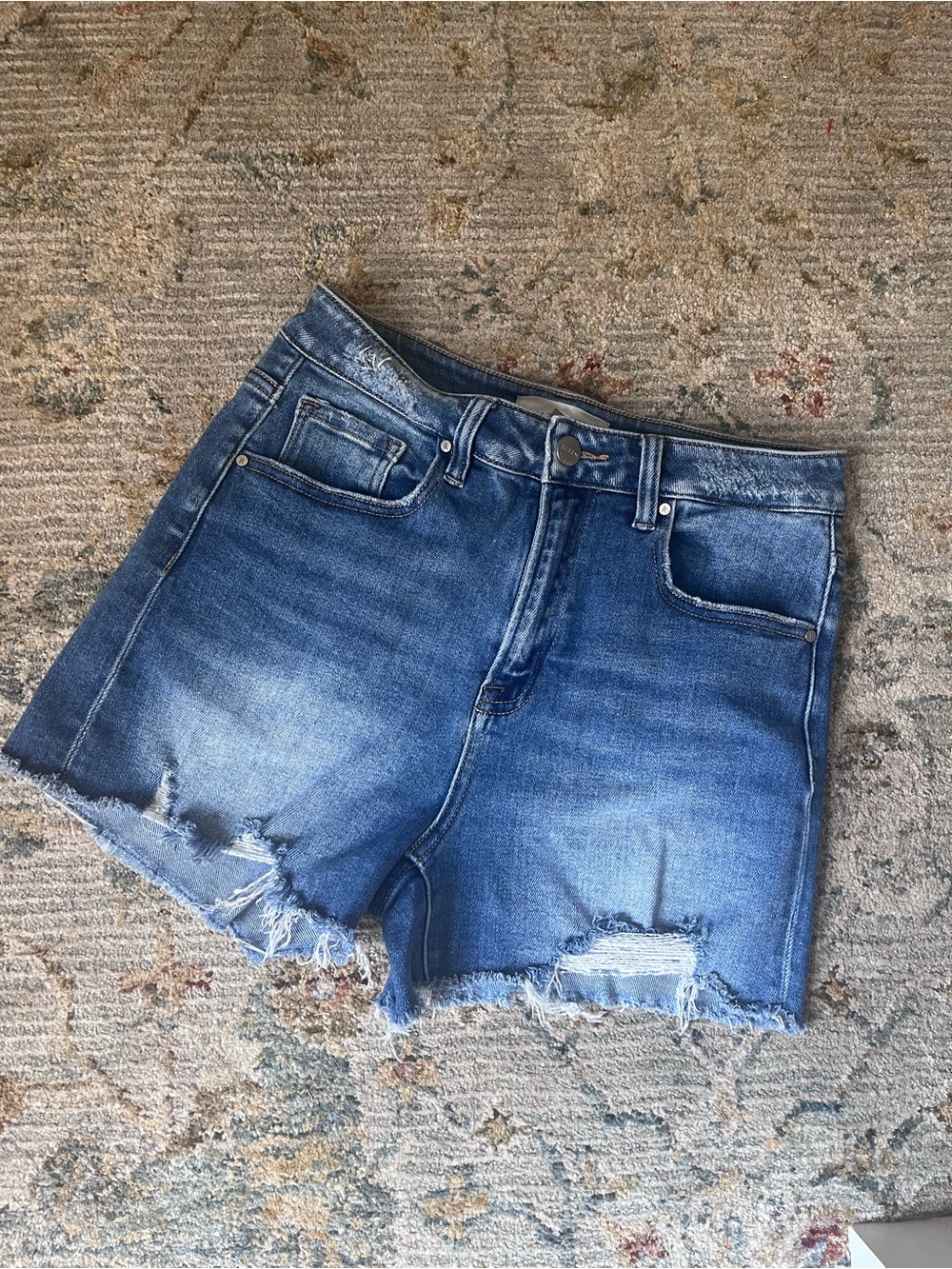 Risen Cutoff Denim Shorts Size M